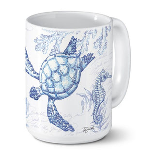 Coastal Sketch Ceramic Mug