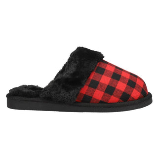Corkys Snooze Slipper in Red Plaid