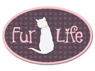Fur Life Cat Magnet