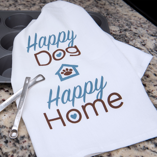Happy Dog Happy Home Kitchen Towel