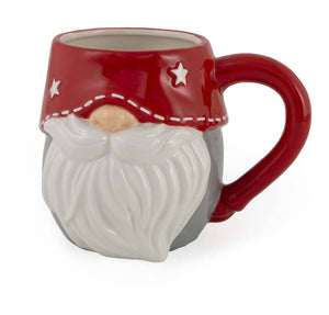 Santa Gnome Ceramic Christmas Mug