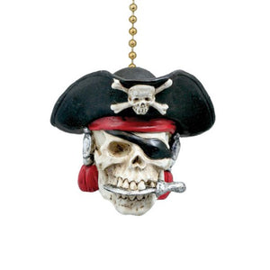 Pirate Skull Fan Pull