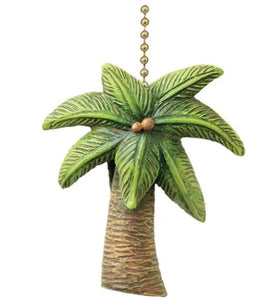 Tropical Palm Tree Fan Pull