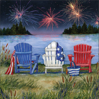Paper Cocktail Napkins 40 Count Adirondack Chair 4th of July