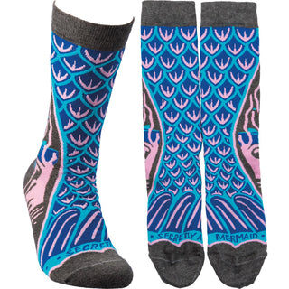 Secretly a Mermaid Sock