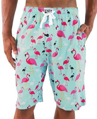 Flamingo Men's Pajama Shorts