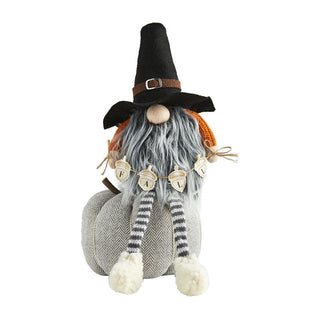 Pumpkin Dangle Leg Gnome - Available in 3 Styles
