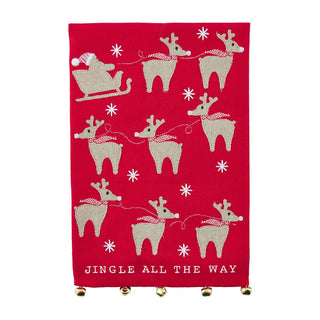 Jingle Reindeer Dish Towel