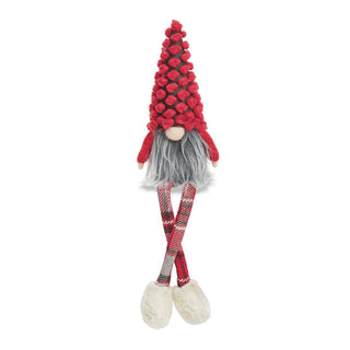 Red Dot Christmas Dangle Leg Gnome