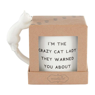 Boxed Crazy Cat Mug