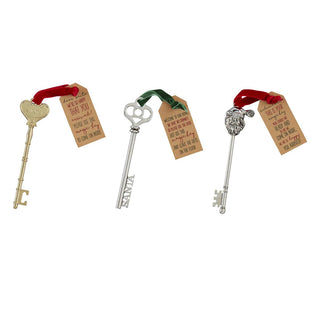 Santa Key Jar * 3 Assorted Keys*