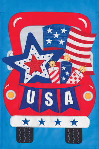 USA Truck Applique Flag