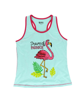 Dream Of Paradise Women's Flamingo Tank Top