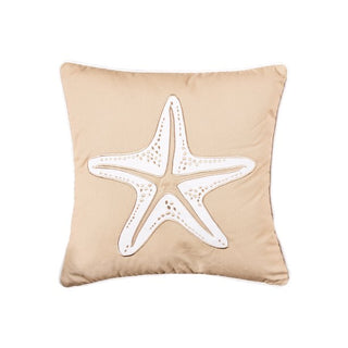 Seaside Starfish Throw Pillow