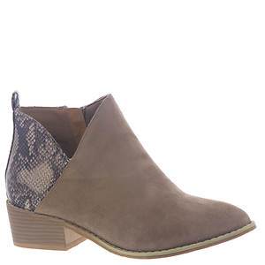 Port Bootie in Taupe Snake