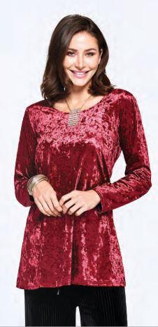 Noelle Velour Swing Tunic - Available in 2 Colors!