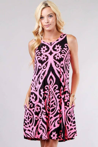 Davis Damask Dress
