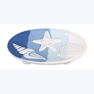 Ceramic Coastal Ombre Soap Dish