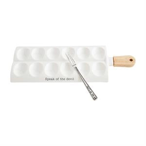 Deviled Egg Paddle Tray Set