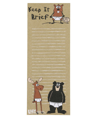 Keep it Brief Notepad