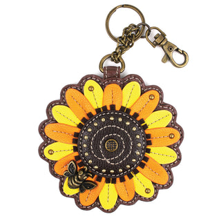 Sunflower Key FOB / Coin Purse