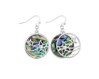 Two-Piece Abalone Starfish Earrings