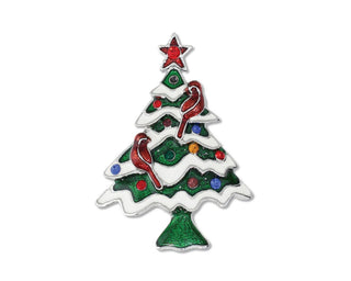 Pin-Christmas Tree w Cardinals