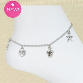 Sealife Charms Anklet