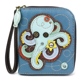 Octopus Zip Around Wallet