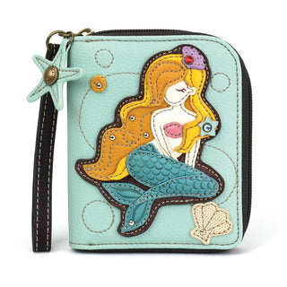 Mermaid-A - Zip Around Wallet
