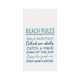 Beach Rules Kitchen Towel