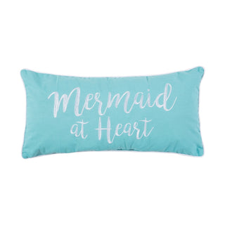Mermaid At Heart Pillow