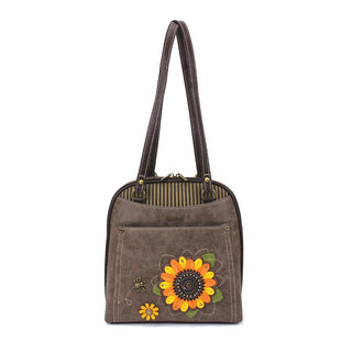 Sunflower Convertible Backpack Purse