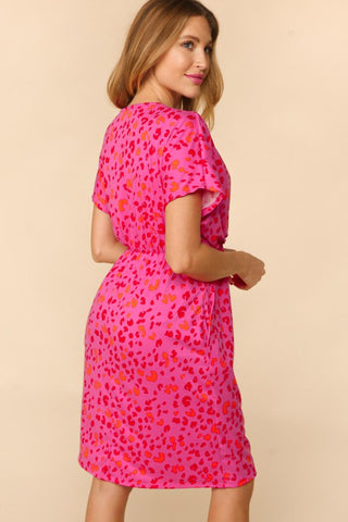 Perfect Pink Leopard Dress - Final Sale