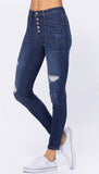 Judy Blue Cargo Patch Skinny Jeans