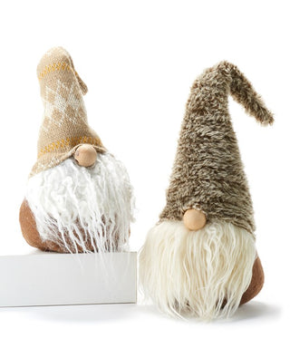 Fabric Gnome Design Ornament Available in 2 colors!