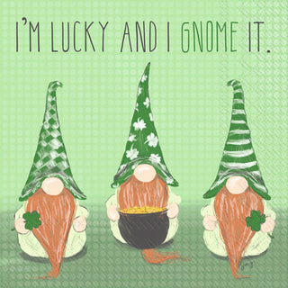 Paper Cocktail Napkins Pack of 20 - Lucky Gnomes