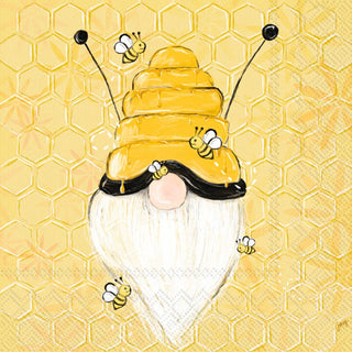 Paper Lunch Napkins Pack of 20 - Bee Gnome