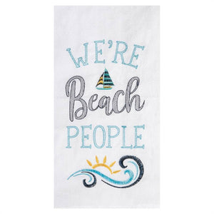 We're Beach People Kitchen Towel