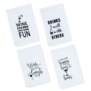 Witty Wine Tea Towels - 4 Styles Available