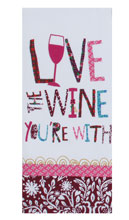 Witty Wine Love the Wine Tea Towel