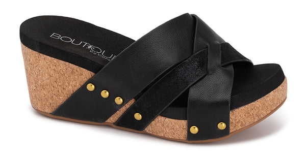 Corkys Amuse Wedge in Black Mermaid Cove