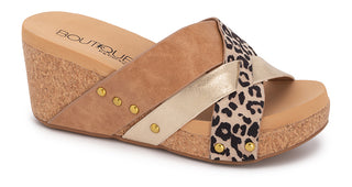 Corkys Amuse Wedge in Leopard