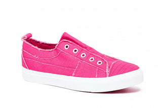 Corkys Babalu Slip On Sneakers in Hot Pink