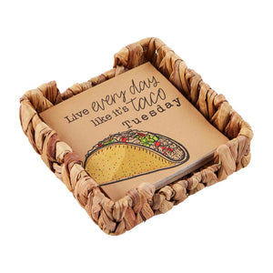 Taco Tuesday Napkin Basket Set