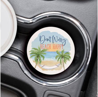Car Coaster - Don't Worry, Beach Happy
