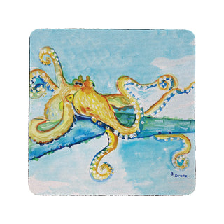 Gold Octopus Coaster Set