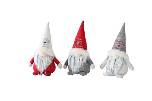 Holiday Message Gnome - 3 Different Messages Available!