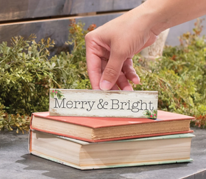 Merry & Bright - Little sign