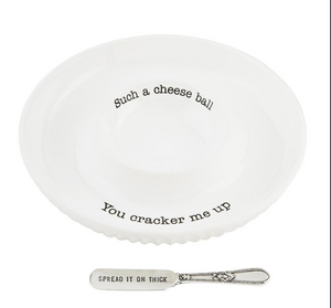 Cheese Ball Dish Set